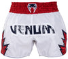 Venum Inferno Muay Thai Shorts - White/Red