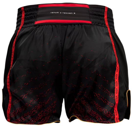Venum X TEKKEN 8 - Marshall Law Muay Thai Shorts - Black/Red/Gold