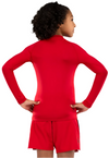 Venum Contender Kids Rashguards Long Sleeves - Cherry Red