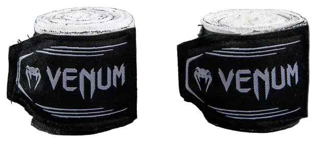 Venum Bats Night Handwraps - Black/White