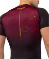 Venum Tactical XT Short Sleeve Rashguard - Black/Burgundy/Gold