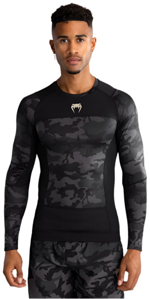 Venum G-Fit Air Men's Long Sleeve Rashguard - Digital Urban Camo