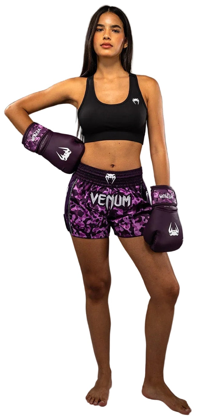 Venum Iris Muay Thai Shorts - Plum/Pink