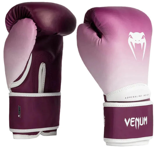 Venum Iris Boxing Gloves - Plum/White