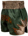 Venum Inferno Muay Thai Shorts - Khaki/Bronze
