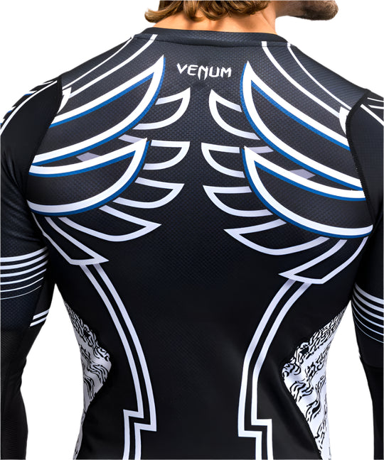 Venum X TEKKEN 8 - Jin Kazama Rashguard - Blue/Black/White