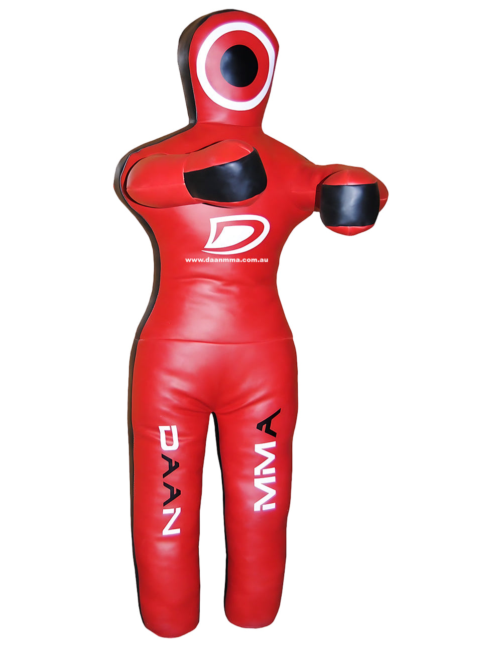 DAAN MMA Elite Grappling Dummy Premium Leather Power Partner - Red