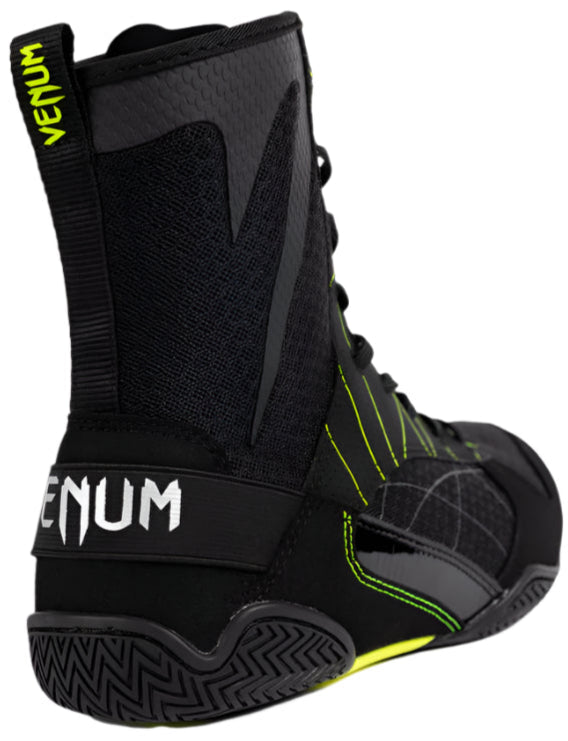 Venum Training Camp 4.0 Boxing Shoes - Black/Neon Green