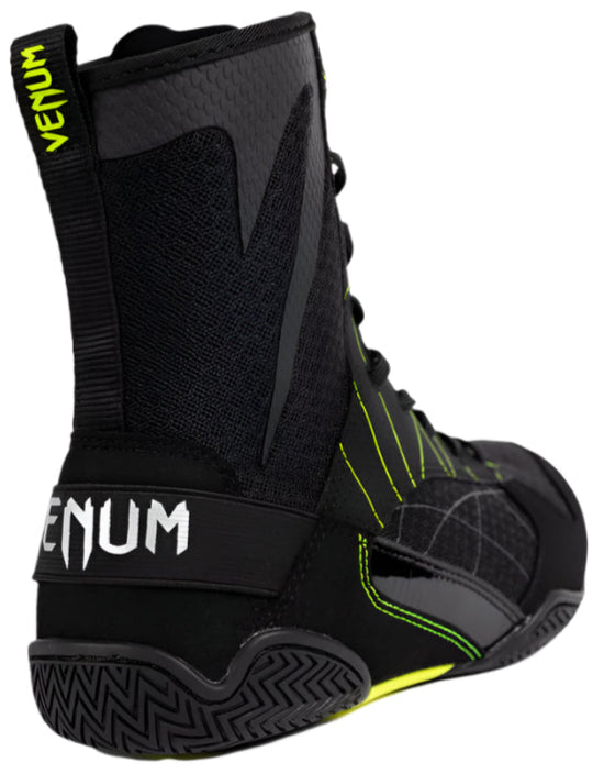 Venum Training Camp 4.0 Boxing Shoes - Black/Neon Green