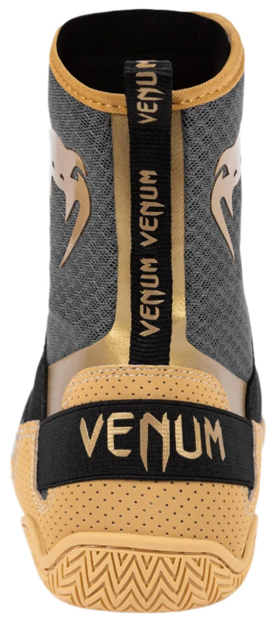Venum Elite Boxing Shoes - Black/Beige