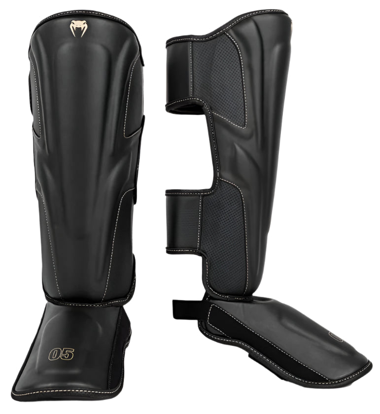 Venum Impact Evo Shinguards - Black