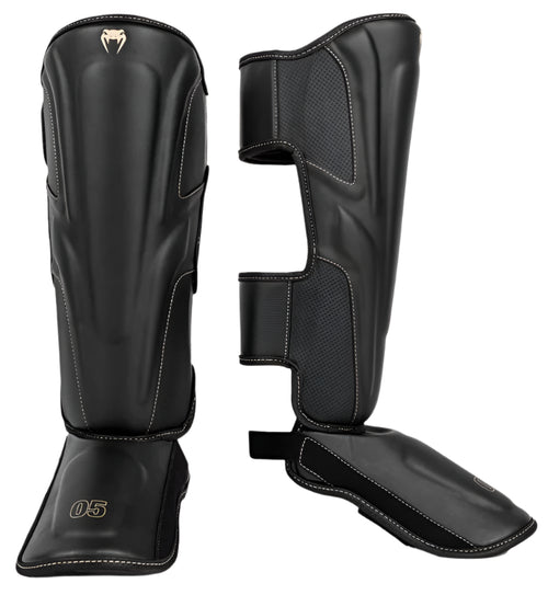 Venum Impact Evo Shinguards - Black