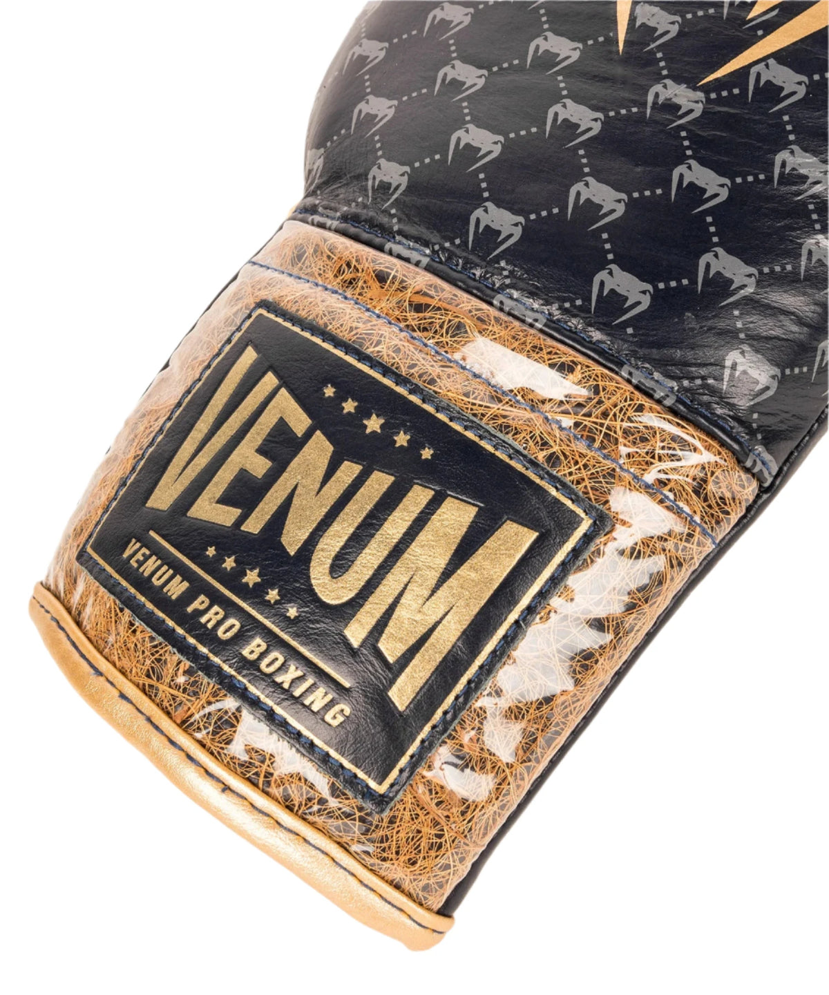 Venum Coco Monogram Pro Lace Up Boxing Gloves - State Blue