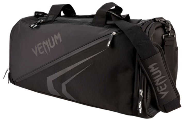 Venum Trainer Lite Evo Sports Bags - Black/Black