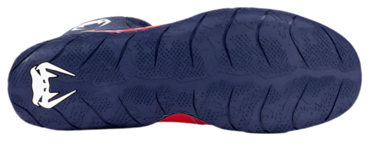 Venum Elite Wrestling Shoes - Blue/Yellow