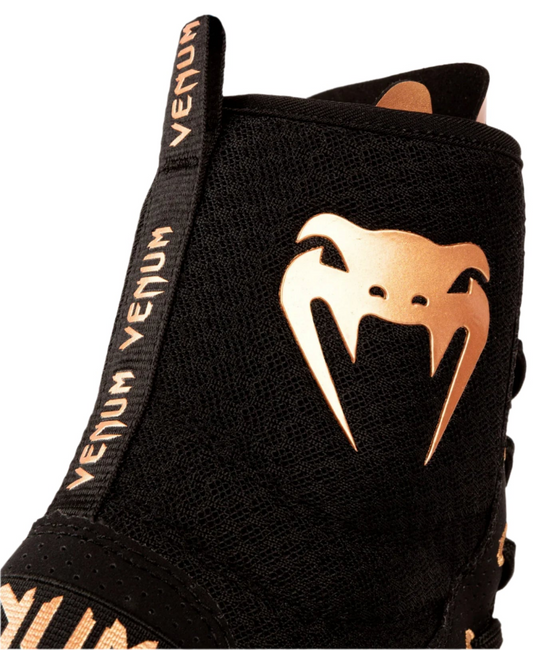 Venum Elite Boxing Shoes – Black/Bronze
