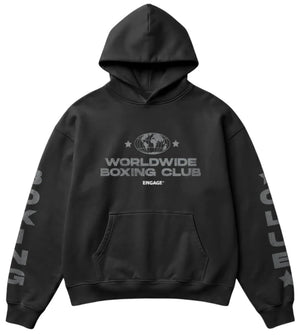 Engage Boxing Club Hoodie - Faded Black