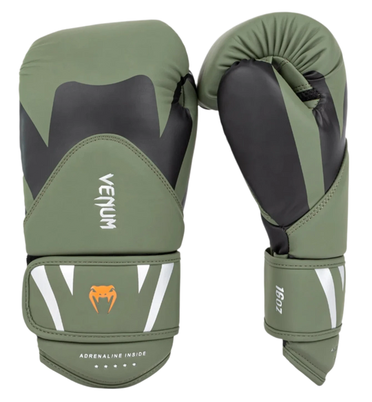 Venum Challenger 4.0 Boxing Gloves - Khaki/Black