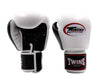 Twins Special Boxing Gloves - Black/ White