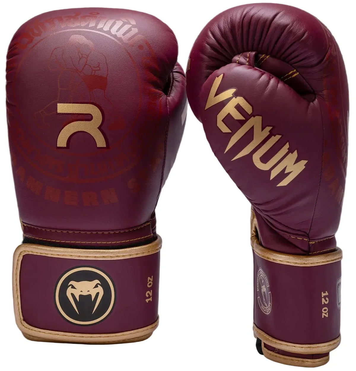 Venum X Rajadamnern Boxing Gloves - Burgundy