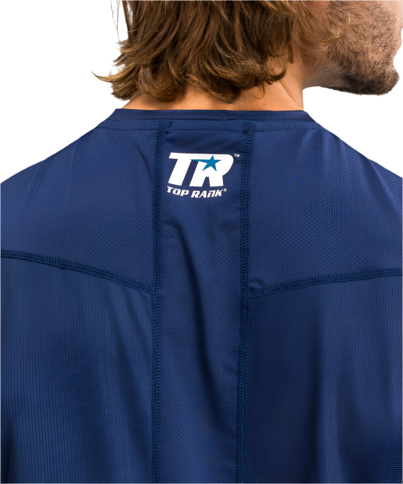 Venum X Top Rank Original Men's Dry Tech Shirt - Navy Blue