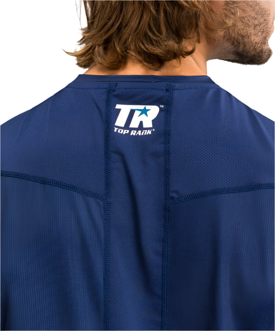 Venum X Top Rank Original Men's Dry Tech Shirt - Navy Blue