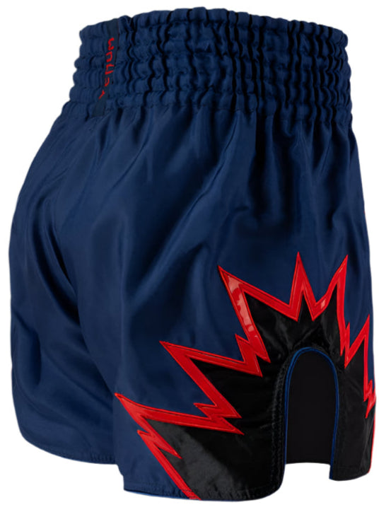 Venum Inferno Muay Thai Shorts - Royal Blue/Red/Black