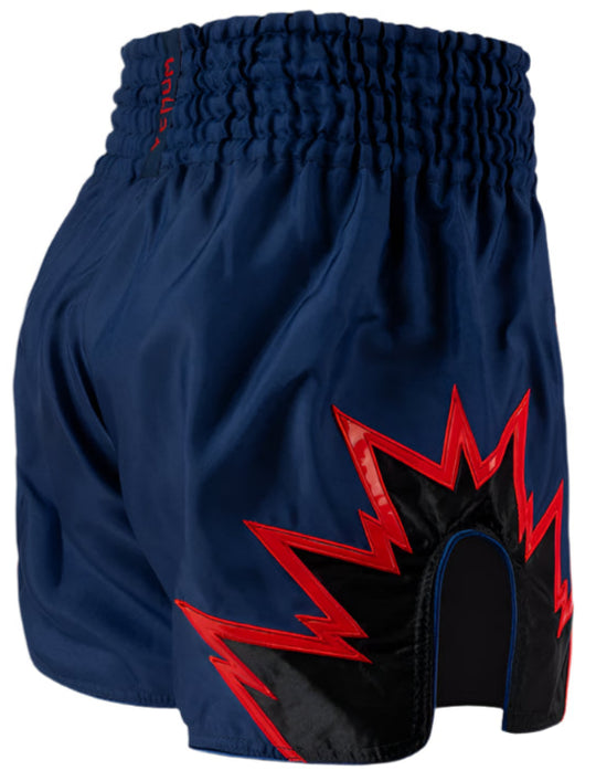 Venum Inferno Muay Thai Shorts - Royal Blue/Red/Black