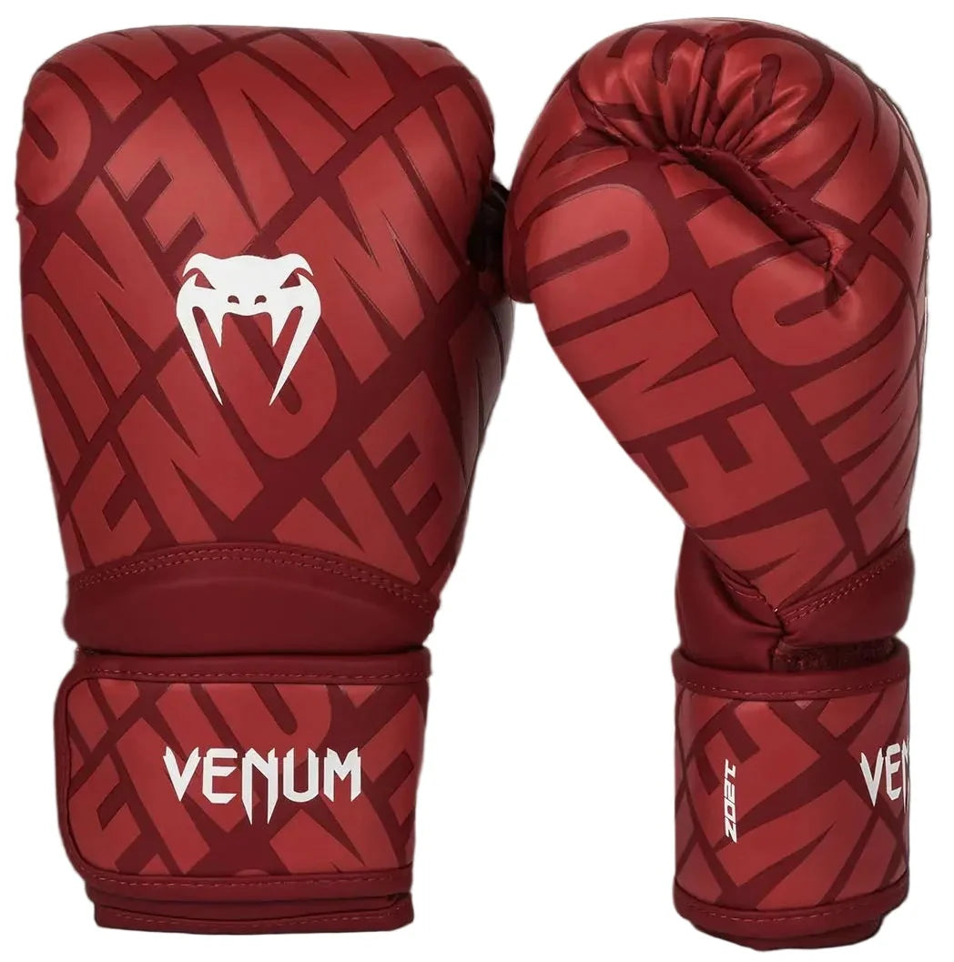 Venum Contender 1.5 XT 3D Boxing Gloves - Cherry Red/ White