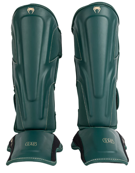 Venum Impact Evo Shin Guards - Emerald Green