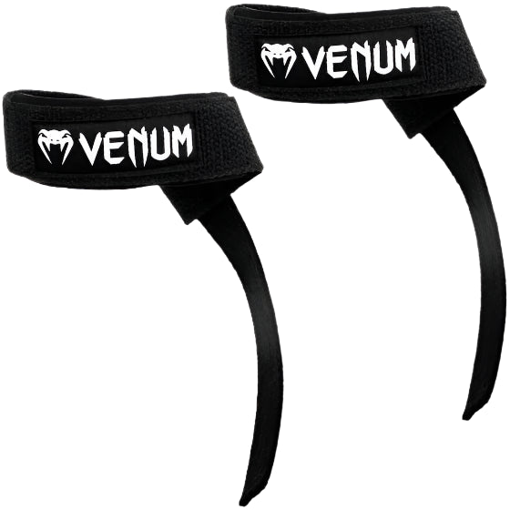 Venum Hyperlift Weightlifting Straps - Black - Pair