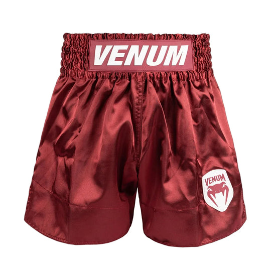 Venum Classic Evo Muay Thai Shorts - Burgundy