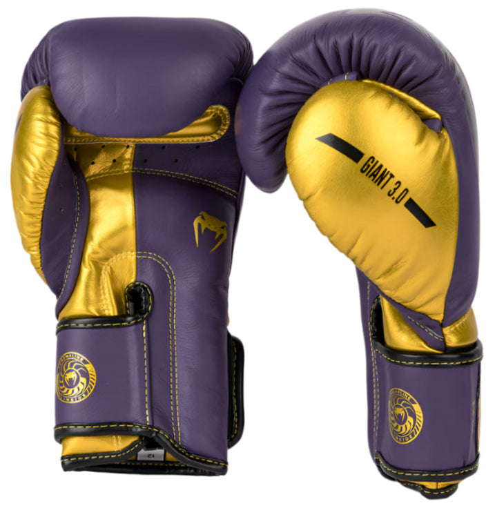 Venum Giant 3.0 Boxing Gloves - Special Edition - Dark Purple/Gold