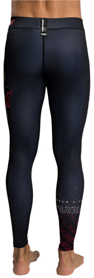 Venum X TEKKEN 8 - Marshall Law Spats - Black/Red/Gold