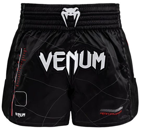 Venum Tactical XT Muay Thai Shorts - Black/Fire Red