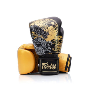 Fairtex Harmony Six Boxing Gloves - Black/Golden