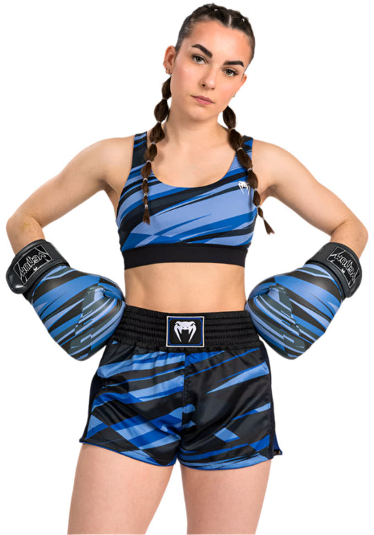 Venum Abyss Women’s Muay Thai Shorts - Shadow Blue