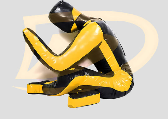 DAAN MAA Premium Vinyl Spidy BJJ Grappling Dummy - Yellow