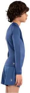 Venum Contender Kids Rashguards Long Sleeves - Royal Blue