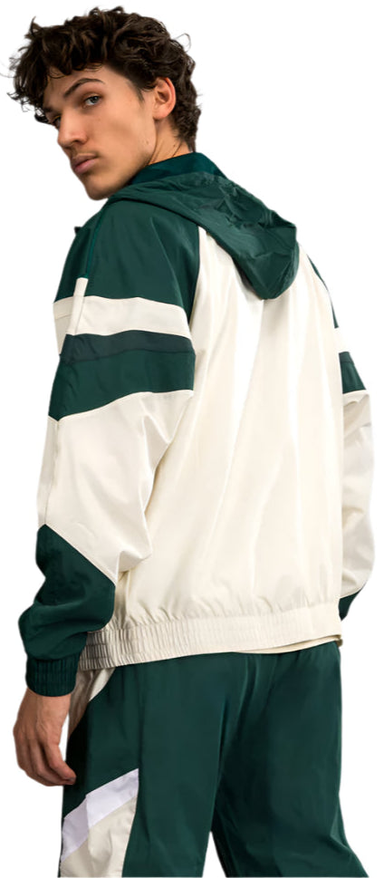 Venum Attack 90 Tracksuit Jacket - Forest Green/Ice