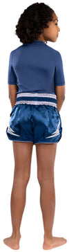 Venum Inferno Kids Thai Shorts - Royal Blue