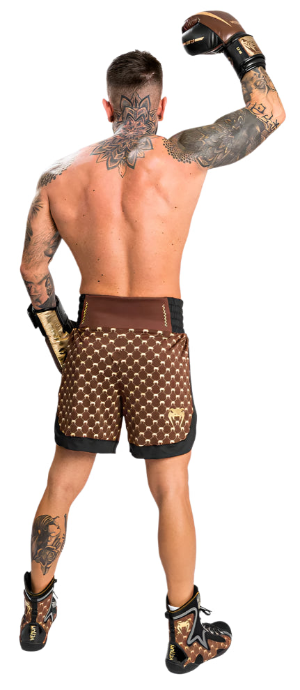 Venum Monogram Boxing Short - Black/Brown