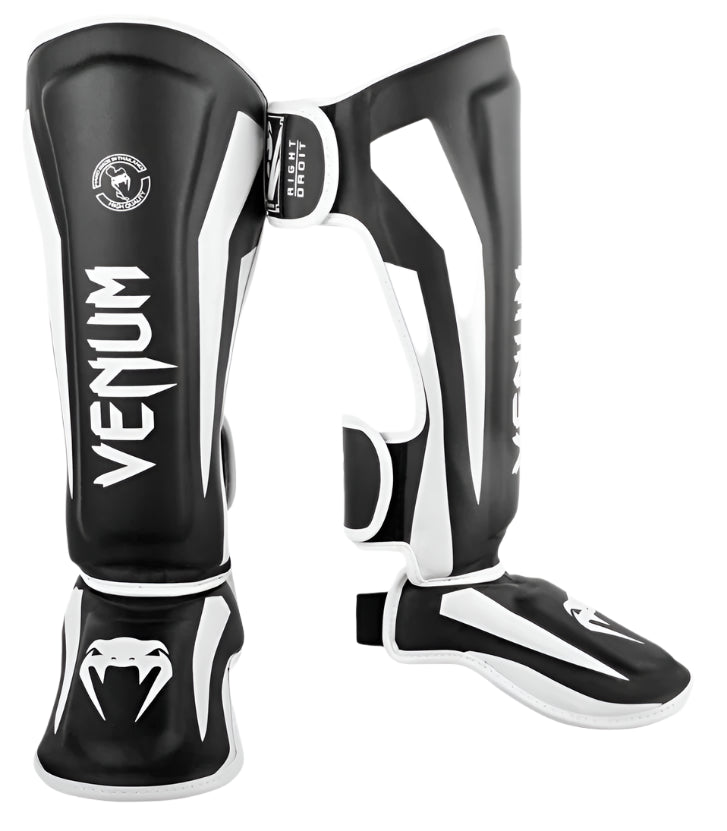 Venum Elite Standup Shinguards - Black/White