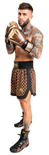 Venum Monogram Boxing Short - Black/Brown