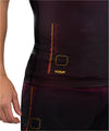 Venum Tactical XT Short Sleeve Rashguard - Black/Burgundy/Gold