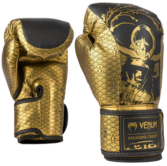 Venum X Assassin's Creed Shadows Boxing Gloves - Black/Gold