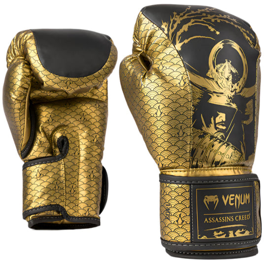 Venum X Assassin's Creed Shadows Boxing Gloves - Black/Gold