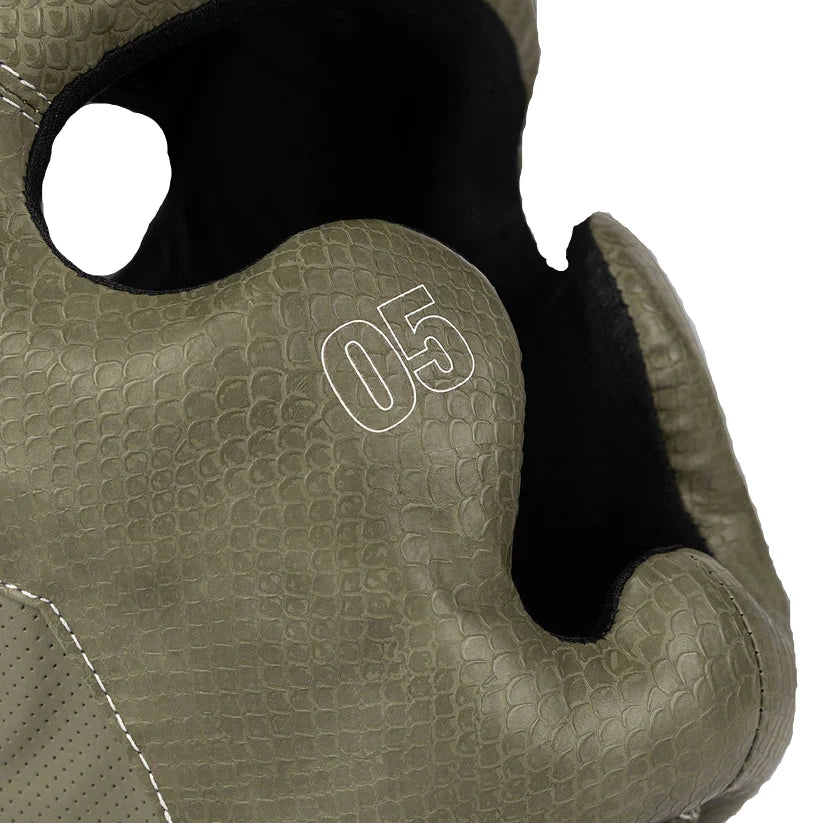 Venum Impact Evo Scales Headgear - Army Green