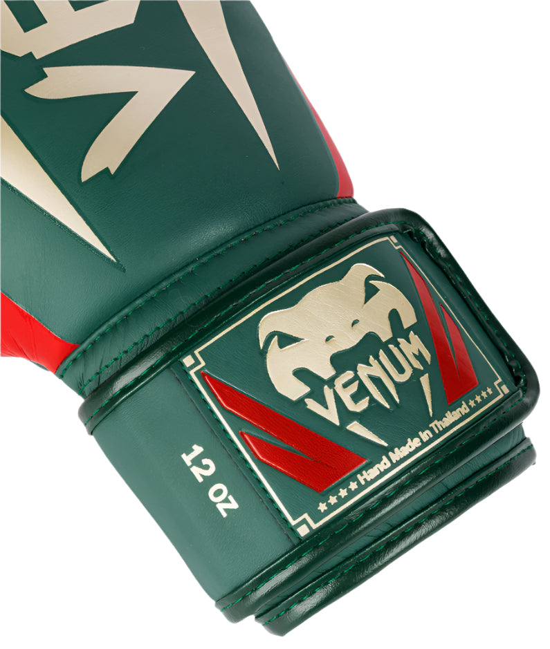 Venum Elite Boxing Gloves - Special Edition - Green