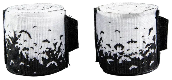 Venum Bats Night Handwraps - Black/White